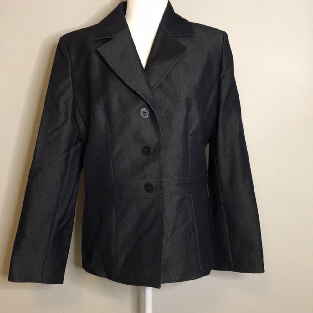 Suit Studio Shimmer Navy Blue Suit Set